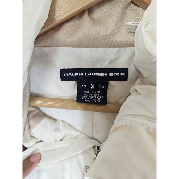 VINTAGE RALPH LAUREN HOODED GOLF Windbrear Full Zip men's size XLARGE - Picture 4 of 4